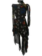 Christopher Kane Multi Jewel Mini Dress - Black