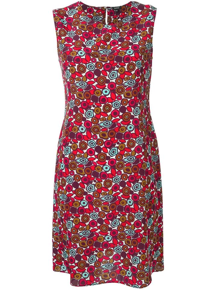 Aspesi Printed Shift Dress - Red