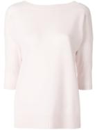 Max Mara Cashmere Knitted Top - Pink & Purple