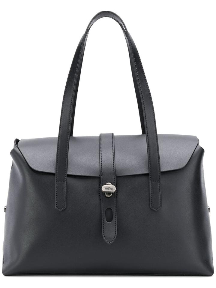 Hogan Wide Functional Tote Bag - Black