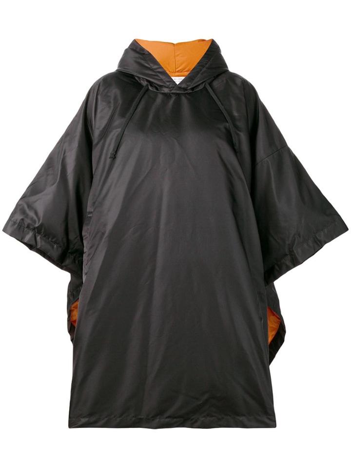 Comme Des Garçons Comme Des Garçons Oversized Padded Poncho - Black
