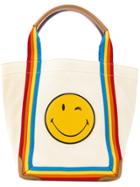 Anya Hindmarch Smiley Rainbow Tote - Nude & Neutrals