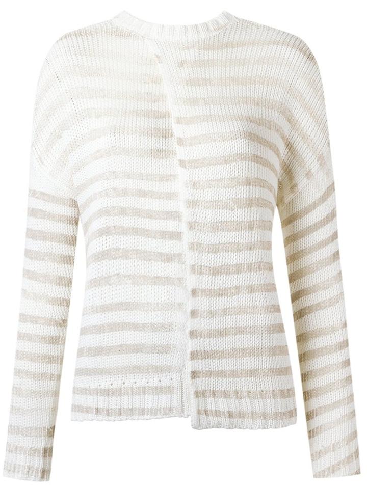 Uma Raquel Davidowicz Striped Skit Blouse, Women's, Size: P, White, Viscose