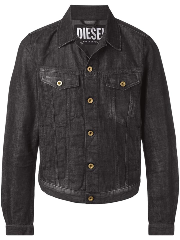 Diesel Casual Denim Jacket - Black
