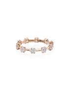 Jade Trau Metallic Kismet 18k Rose Gold Diamond Ring