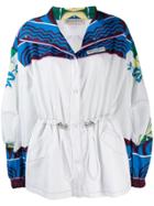 Emilio Pucci Abstract Print Detail Lightweight Jacket - Blue