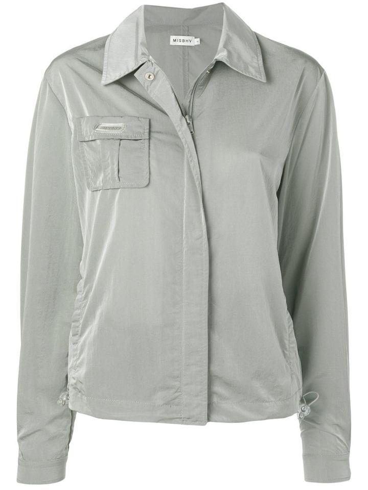 Misbhv Zipped Shirt Jacket - Grey