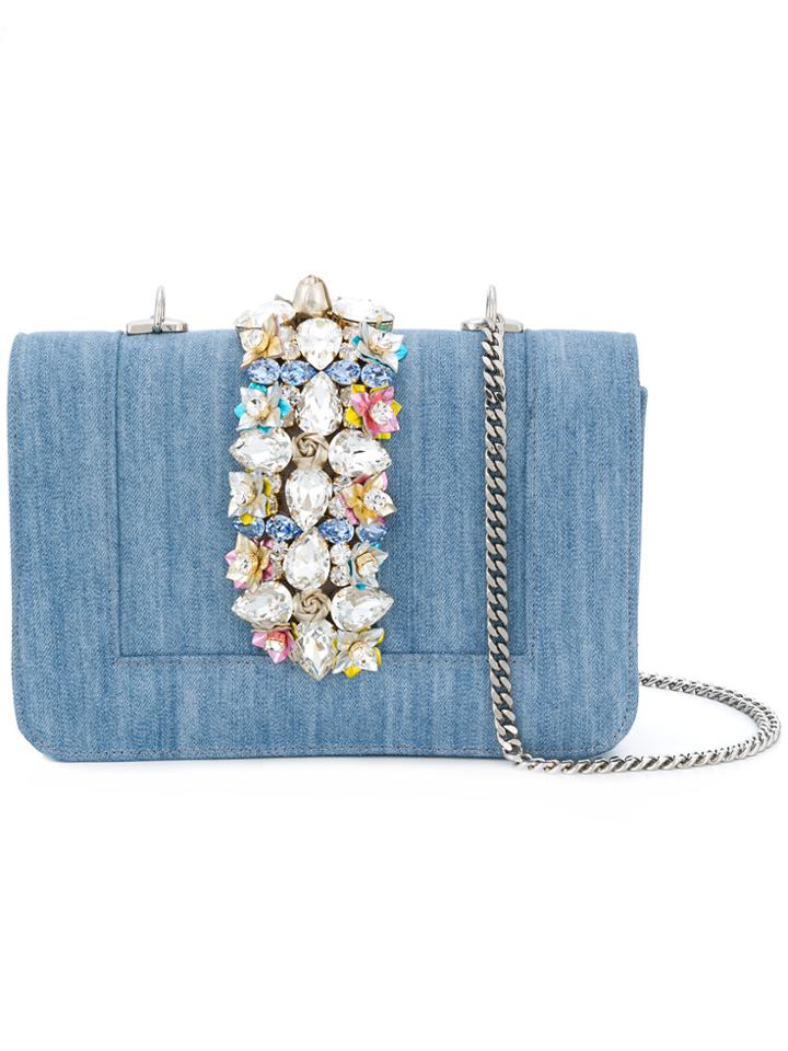 Gedebe Bibi Denim Shoulder Bag - Blue