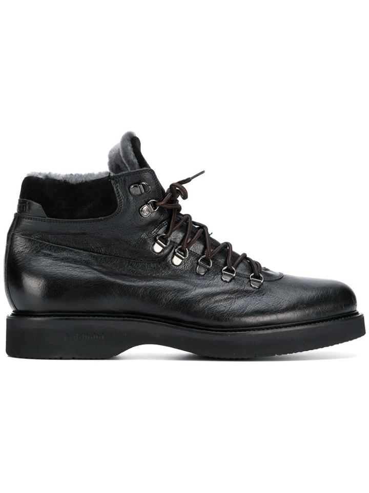 Baldinini Lace Up Ankle Boots - Black