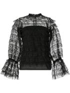 Bambah Lace Victorian Blouse - Black