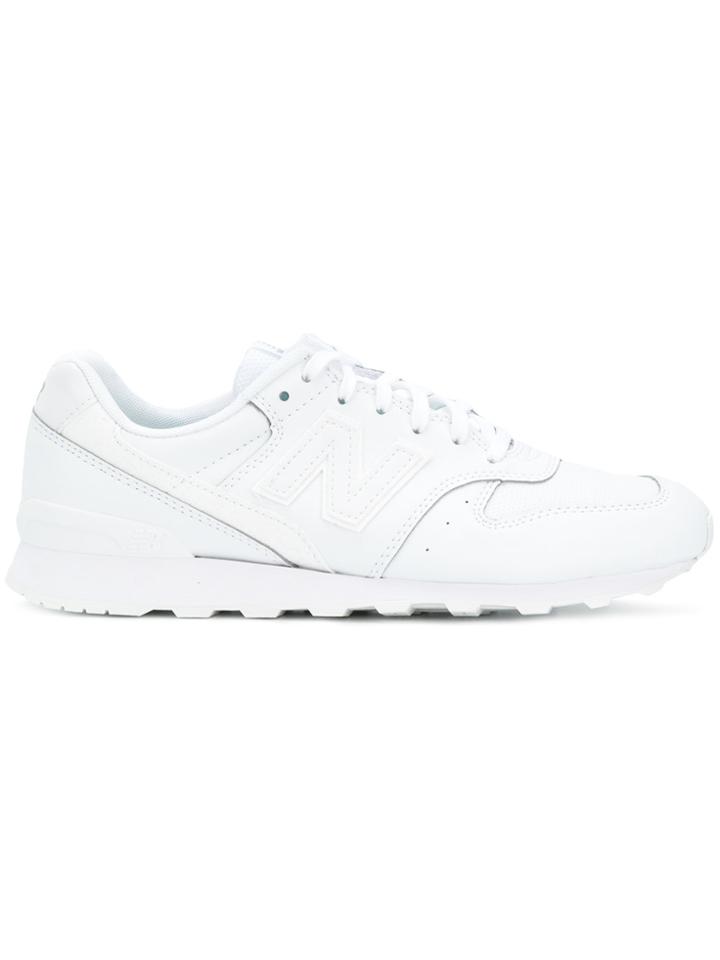 New Balance Ridged Sole Lace-up Sneakers - White
