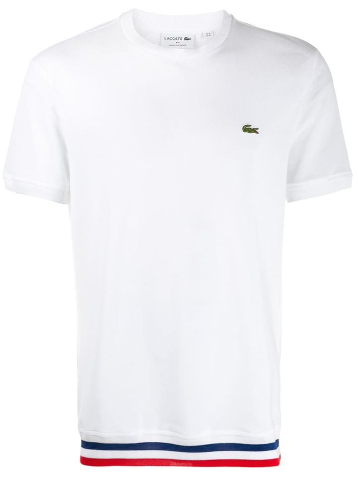 Lacoste Logo Patch T-shirt - White