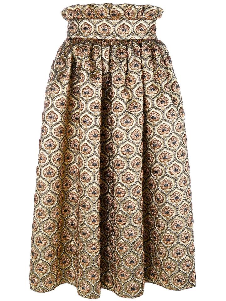 Dolce & Gabbana Matelassè Skirt - Metallic