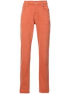 7 For All Mankind Slim-fit Jeans, Men's, Size: 30, Yellow/orange, Cotton