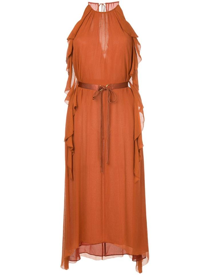 Manning Cartell Draped Sides Dress - Brown