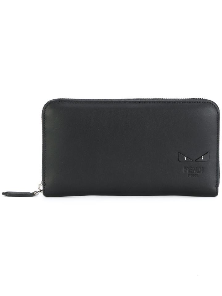 Fendi Zip Wallet - Black