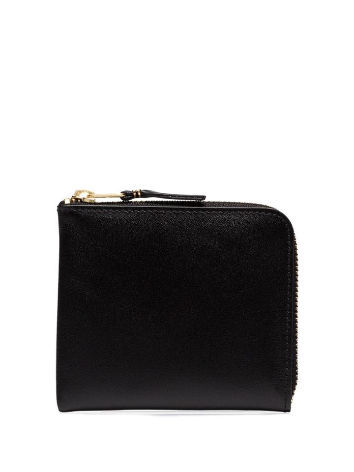 Comme Des Garçons Wallet Black Classic Zip Wallet