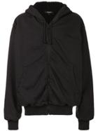 Yeezy Boxy Fit Zip Up Hoodie - Black