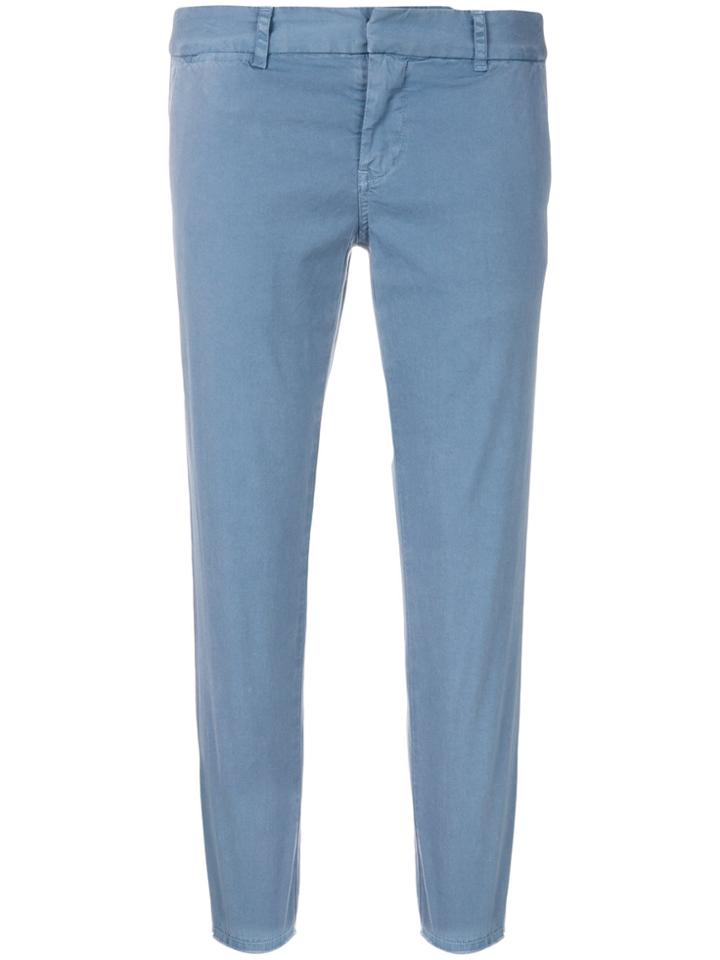 Nili Lotan Stripe Panel East Hampton Trousers - Blue