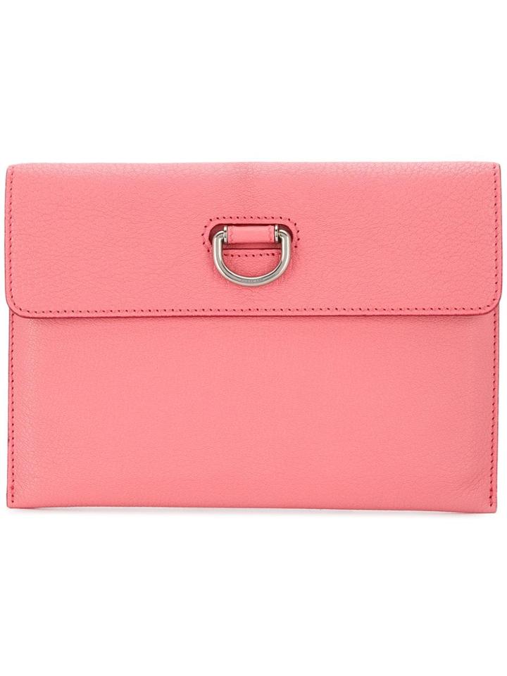 Burberry D-ring Clutch Bag - Pink & Purple