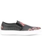 Dior Homme Floral Slip-on Sneakers - Black