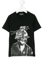 Dsquared2 Kids - Graphic Print T-shirt - Kids - Cotton - 8 Yrs, Black