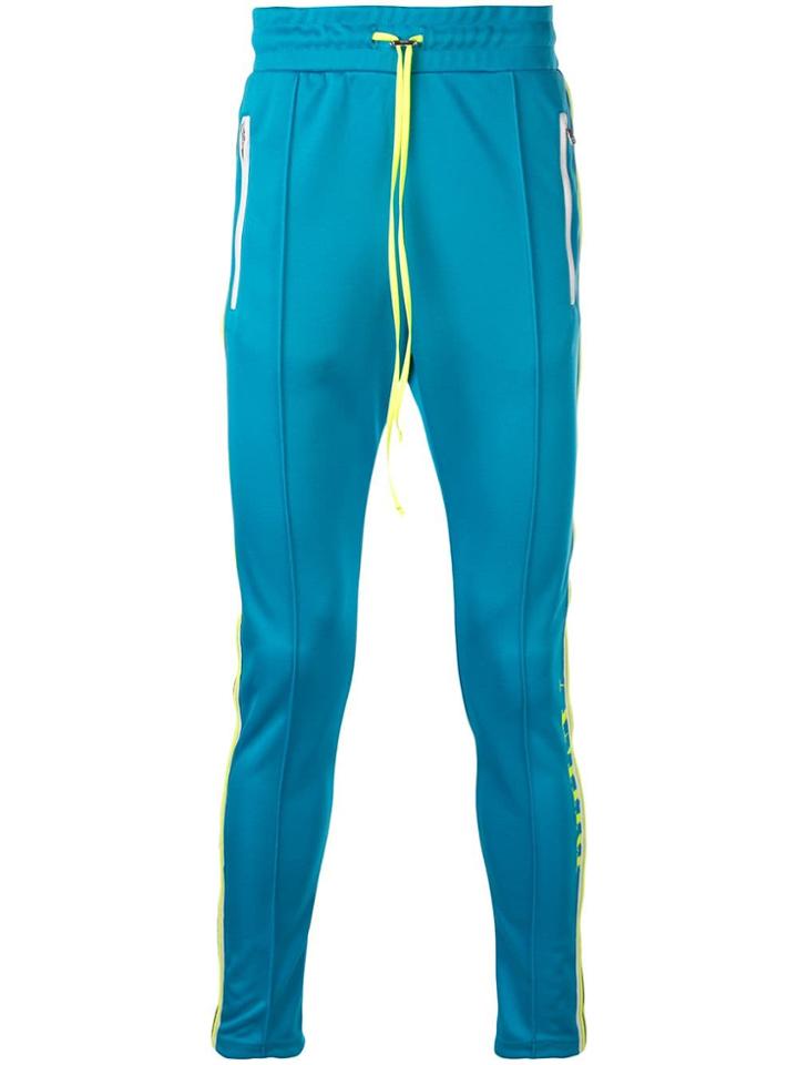Amiri Skinny Fit Track Trousers - Blue