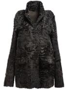 Liska 'ernestine' Coat, Women's, Size: Medium, Brown, Lamb Fur