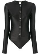 Nina Ricci Long Sleeved Body Suit - Black