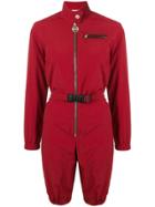 Gcds Short-leg Boiler Suit - Red
