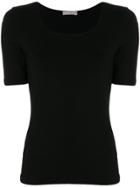 Le Tricot Perugia Basic T-shirt - Black