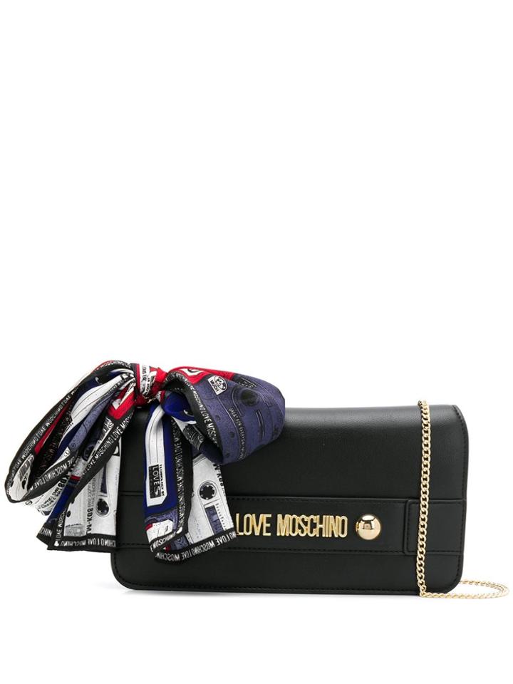Love Moschino Logo Cross-body Bag - 000 Black
