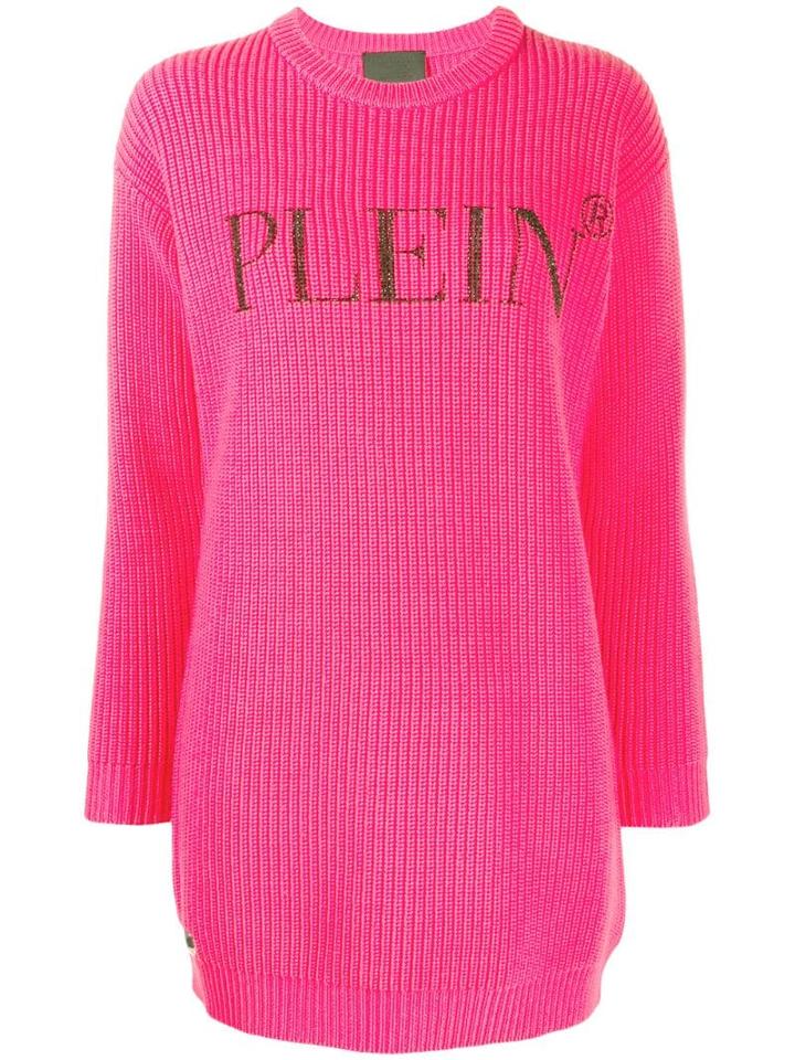 Philipp Plein Statement Logo Jumper - Pink