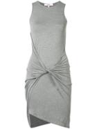 Likely - Twisted Trim Dress - Women - Spandex/elastane/rayon - S, Grey, Spandex/elastane/rayon