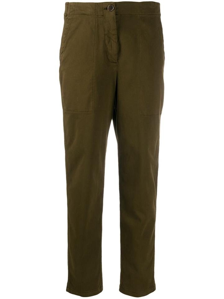 Aspesi Mid-rise Utility Trousers - Green