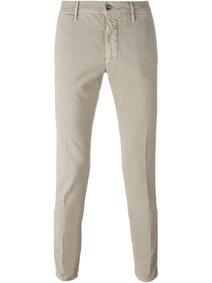 Incotex Classic Chinos, Men's, Size: 31, Nude/neutrals, Cotton/spandex/elastane