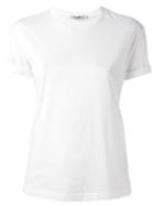 T By Alexander Wang Round Neck T-shirt, Women's, Size: Large, White, Cotton