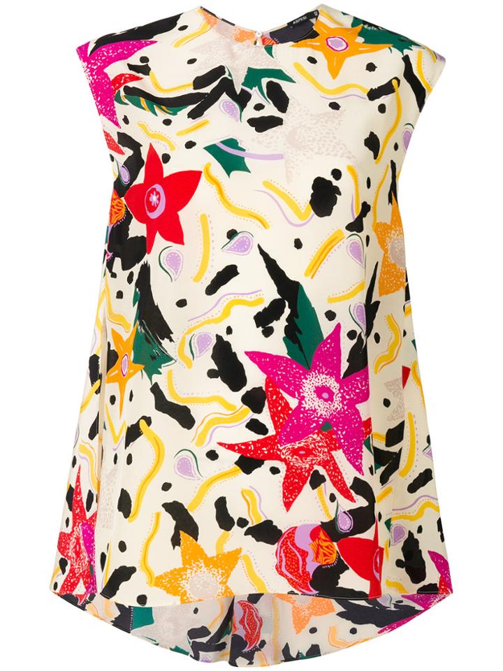 Aspesi Printed Sleeveless Top - Multicolour