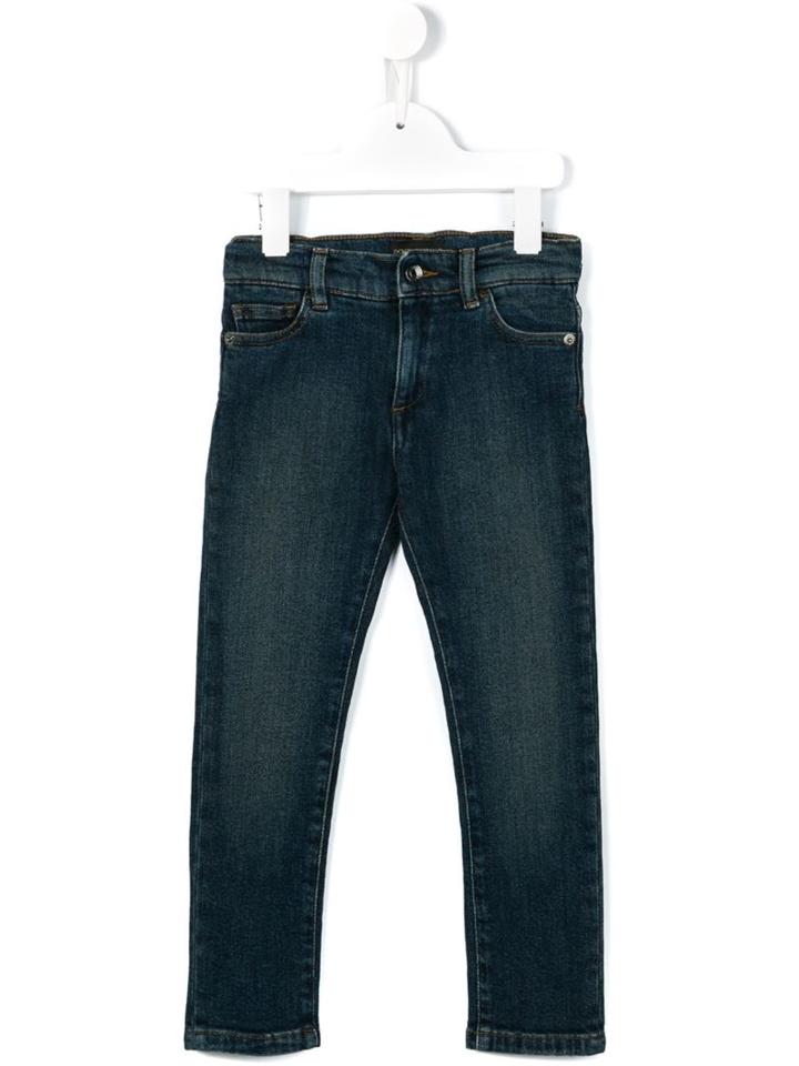 Dolce & Gabbana Kids Slim-fit Jeans, Boy's, Size: 10 Yrs, Blue