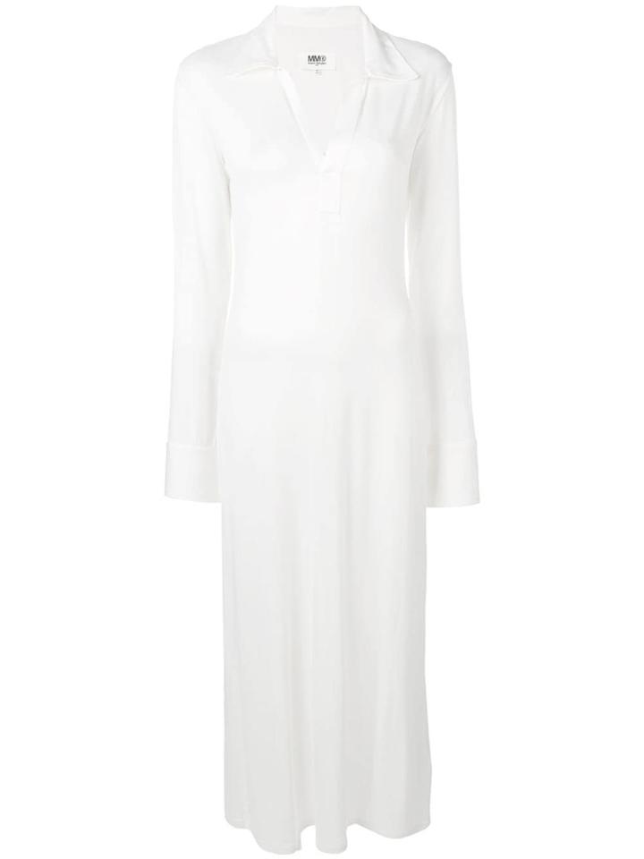 Mm6 Maison Margiela Shift Dress - White
