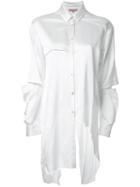 Manning Cartell Open Back Asymmetric Shirt, Women's, Size: 10, White, Viscose