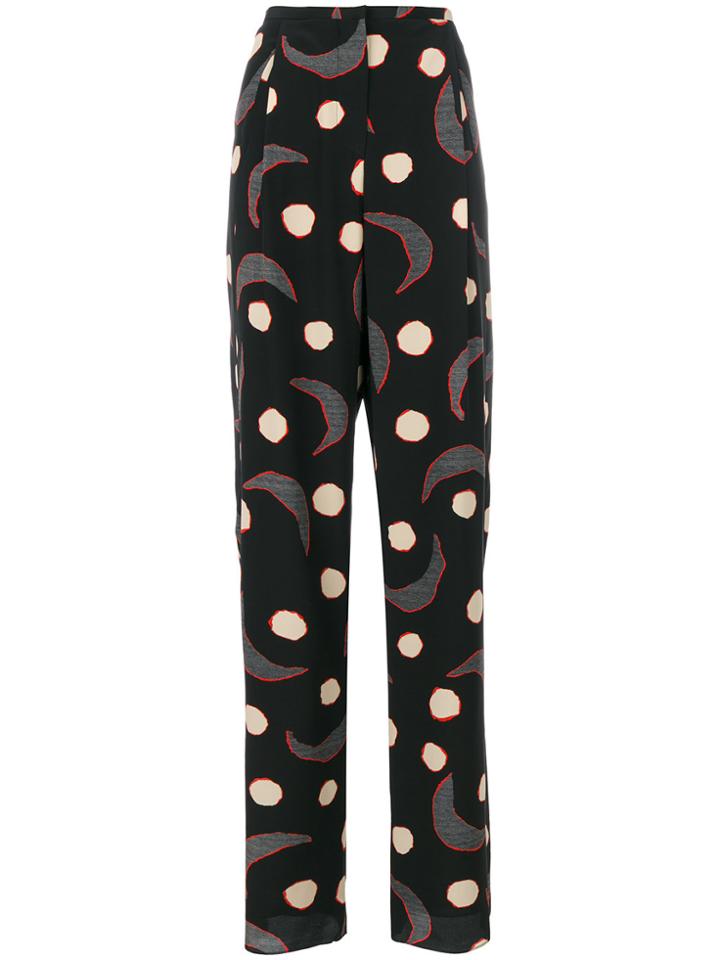 Giorgio Armani Printed Trousers - Black
