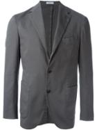 Boglioli Patch Pocket Blazer, Men's, Size: 56, Grey, Cotton/spandex/elastane/cupro