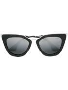 Prada Eyewear Square Sunglasses - Black