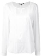 Luisa Cerano Collar Detail Blouse, Women's, Size: 38, Nude/neutrals, Silk/spandex/elastane