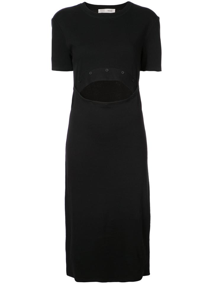 Proenza Schouler Pswl Cotton Dress - Black