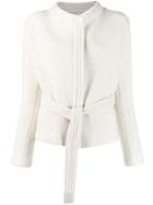 Iro Fitted Wrap Style Jacket - White