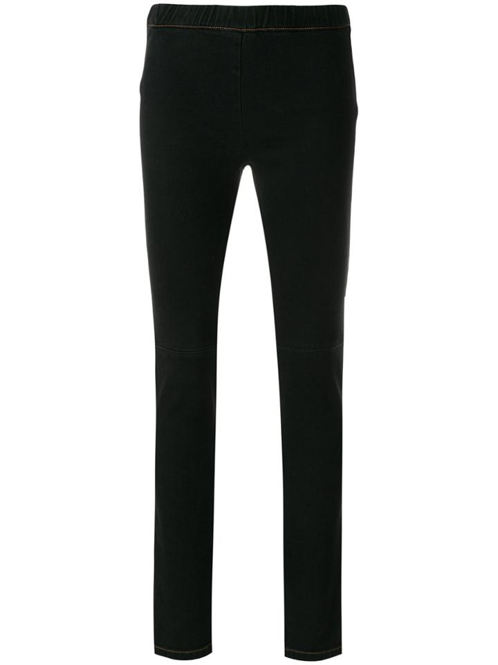 Sonia Rykiel Denim Leggings - Black