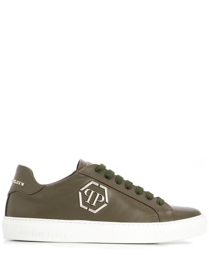 Philipp Plein Lo-top Sneakers - Green