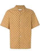 Prada Wallpaper Print Shirt - Yellow & Orange
